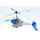 Вертоліт на радіоуправлінні 28см. з гіроскопом і підсвічуванням, Hua Xin Xing, 2 електромотори, синій.