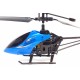 Вертоліт на радіокеруванні з вбудованим акумулятором і підсвічуванням, XFlyer Heli 1 електромотор, синій.