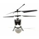 Вертоліт на радіокеруванні 31 см з підсвічуванням Chuang Huang, гіроскоп, 2 електромотори, сталевий каркас, Білий.